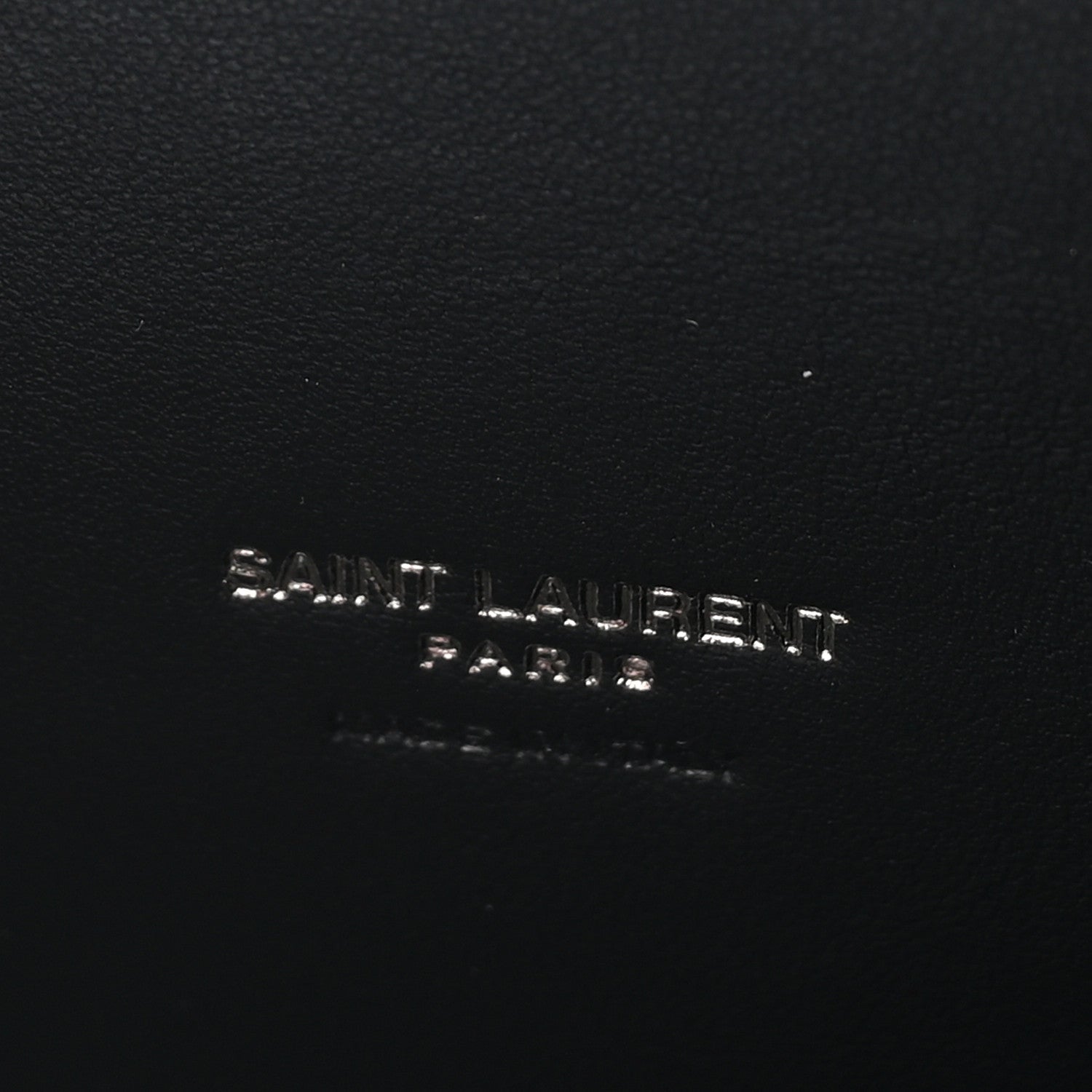 Saint Laurent Calfskin Crocodile Embossed Large Sac De Jour Carryall Black 7 of 10