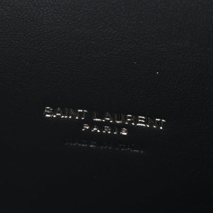 Saint Laurent Calfskin Crocodile Embossed Large Sac De Jour Carryall Black 7 of 10