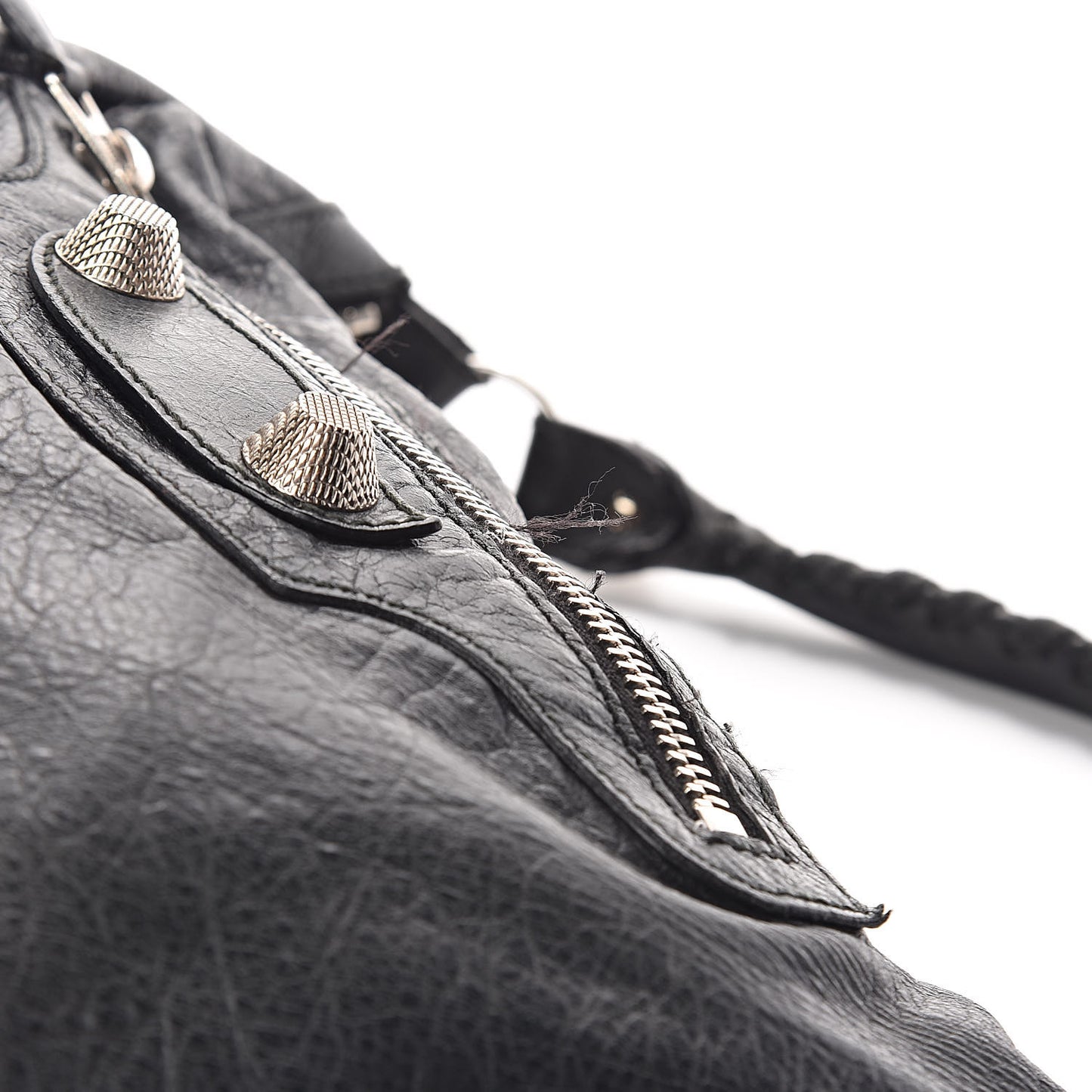 Chevre Giant 21 Silver Hardware Day Hobo Black