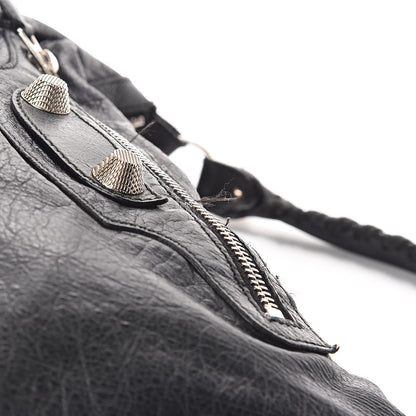 Balenciaga Chevre Giant 21 Silver Hardware Day Hobo Black 10 of 10