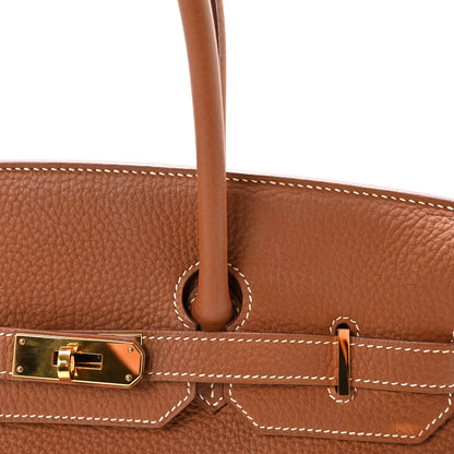 Hermes Togo Birkin 35 Gold 8 of 10