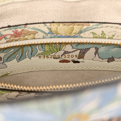 Gucci New Shangai Calfskin Tiger Savanah Small Jackie 1961 Hobo Chalky White Multicolor 7 of 10