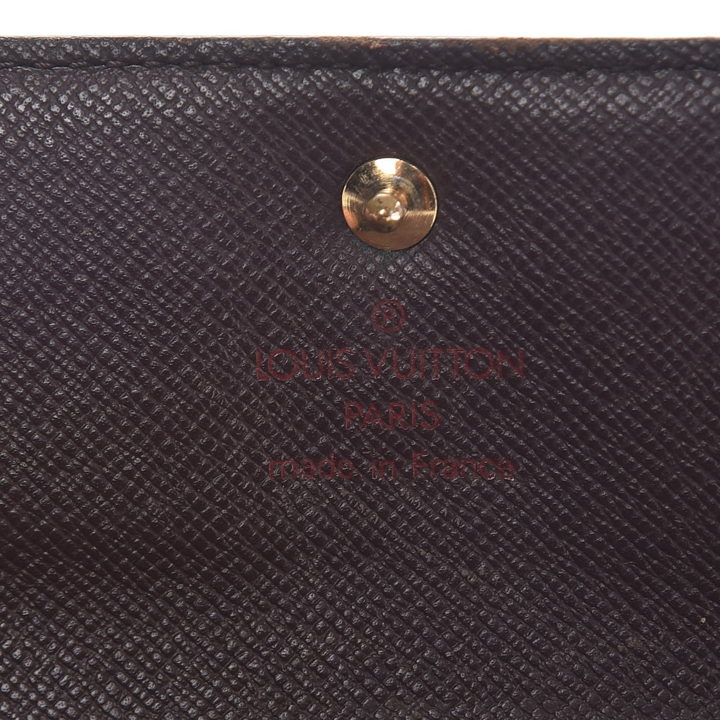 Damier Ebene Porte Tresor Etui Papier Wallet