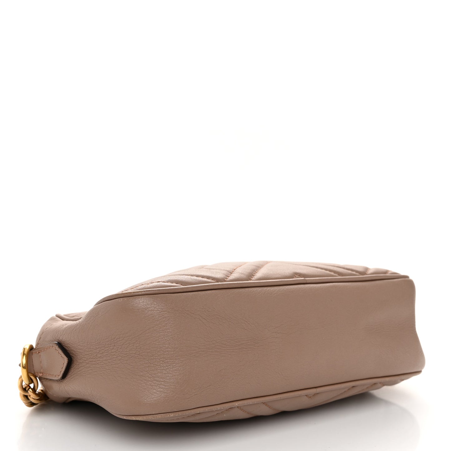 Calfskin Matelasse Small GG Marmont Chain Shoulder Bag Porcelain Rose