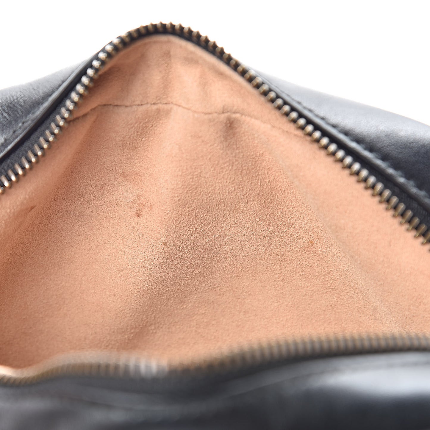 Calfskin Matelasse Mini GG Marmont Chain Shoulder Bag Black