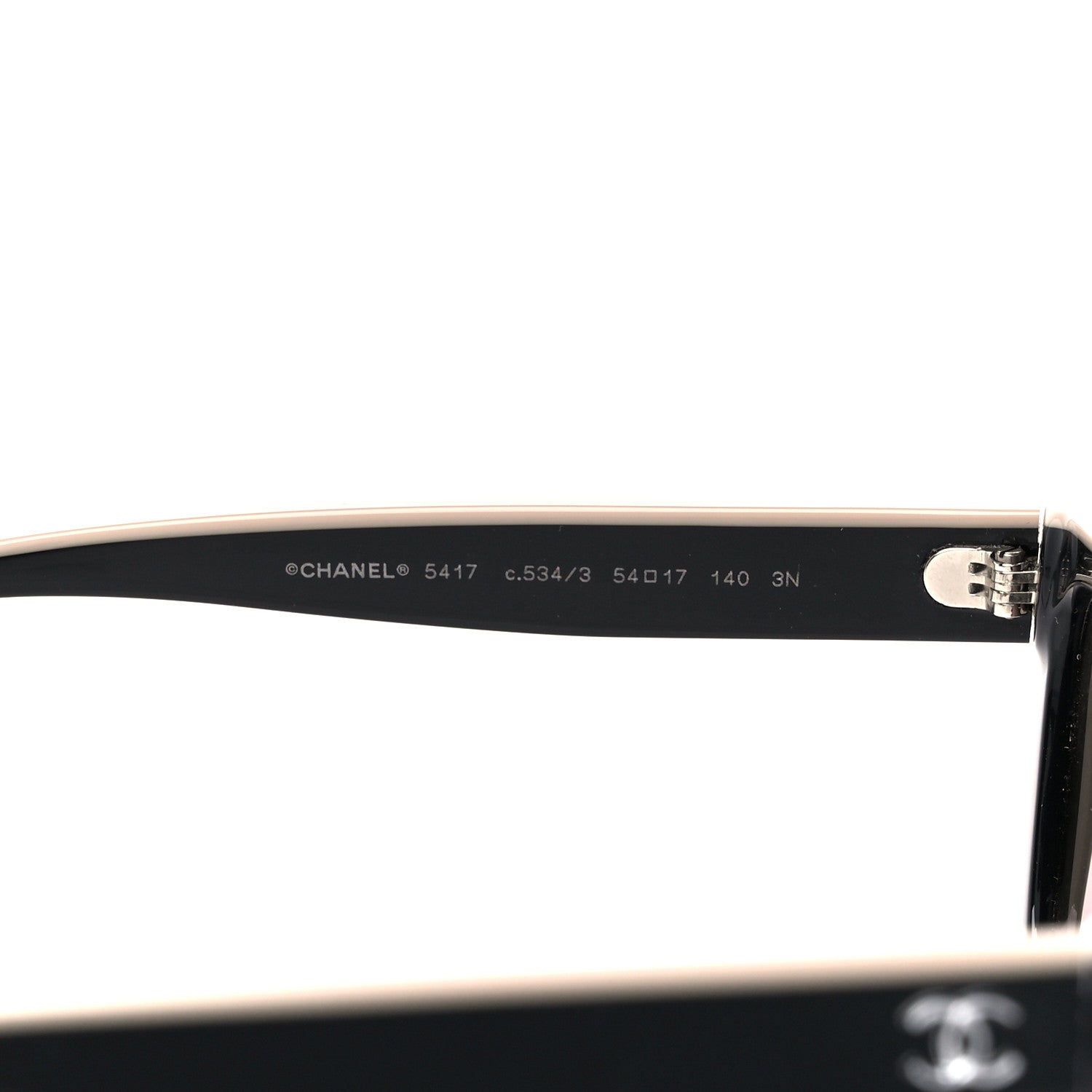 Chanel Acetate Polarized Square Sunglasses 5417 Black 6 of 8