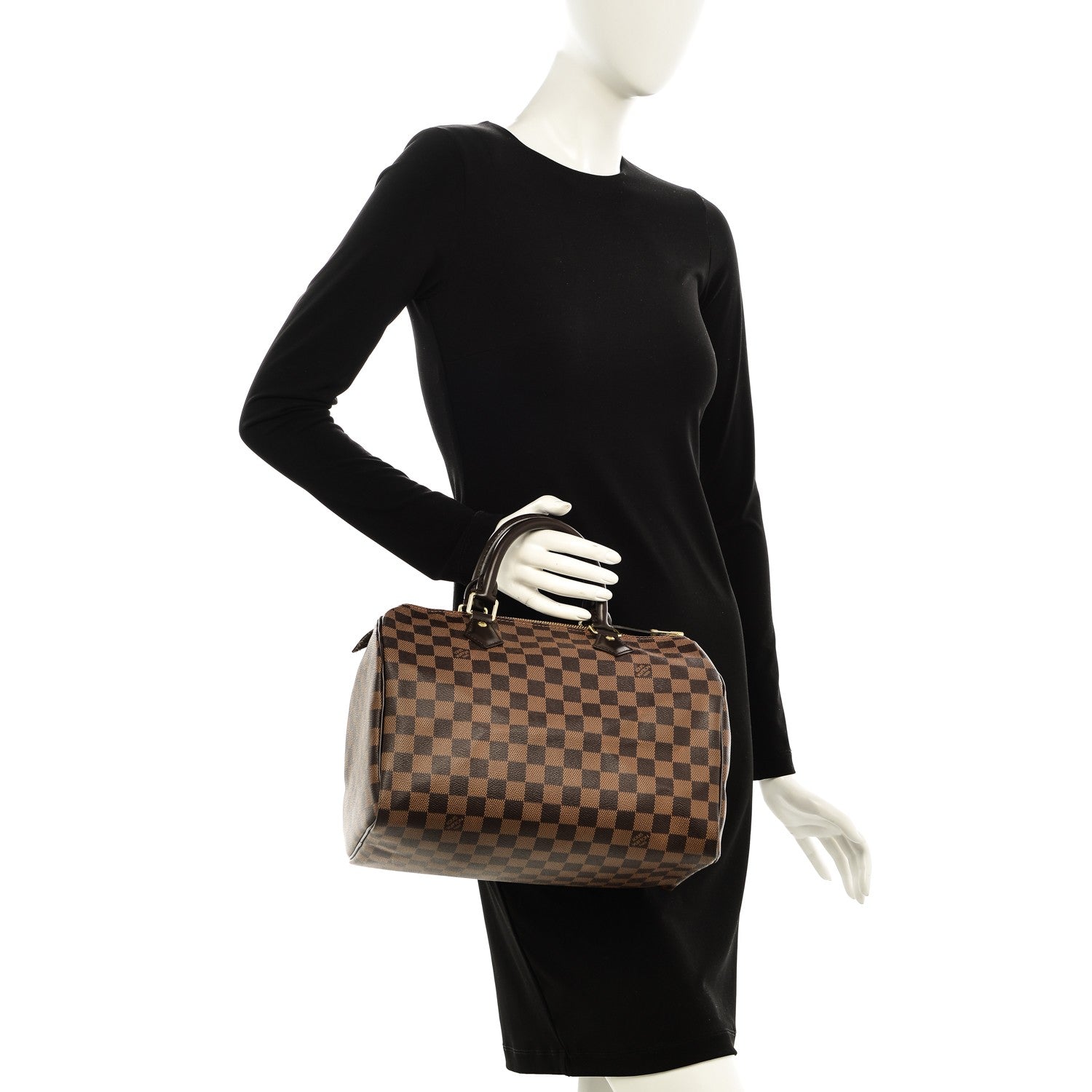 Louis Vuitton Damier Ebene Speedy 30 2 of 8