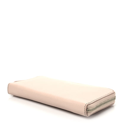 Saint Laurent Grained Calfskin Rive Gauche Zip Around Wallet Pink 8 of 8