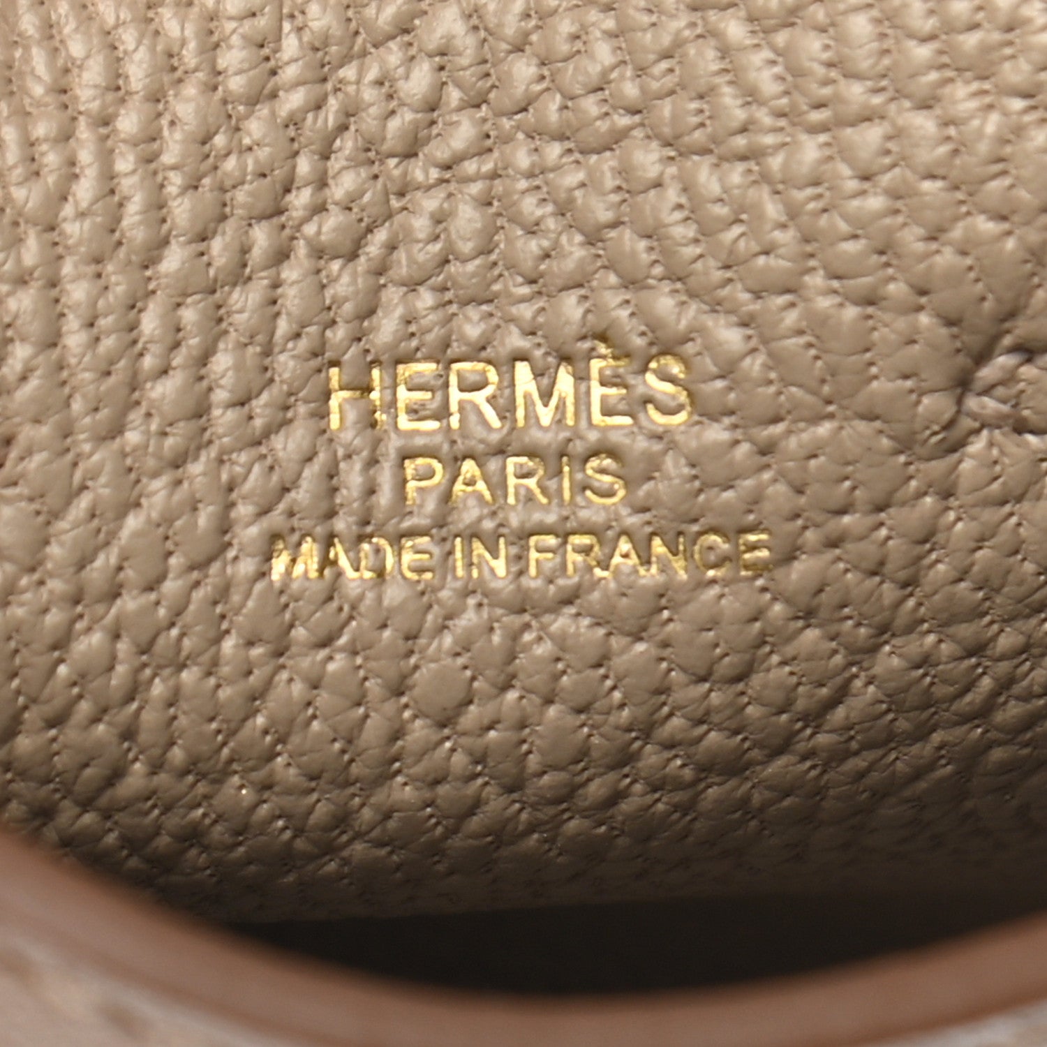Hermes Tadelakt Mini Kelly Twilly Bag Charm Argile 4 of 6