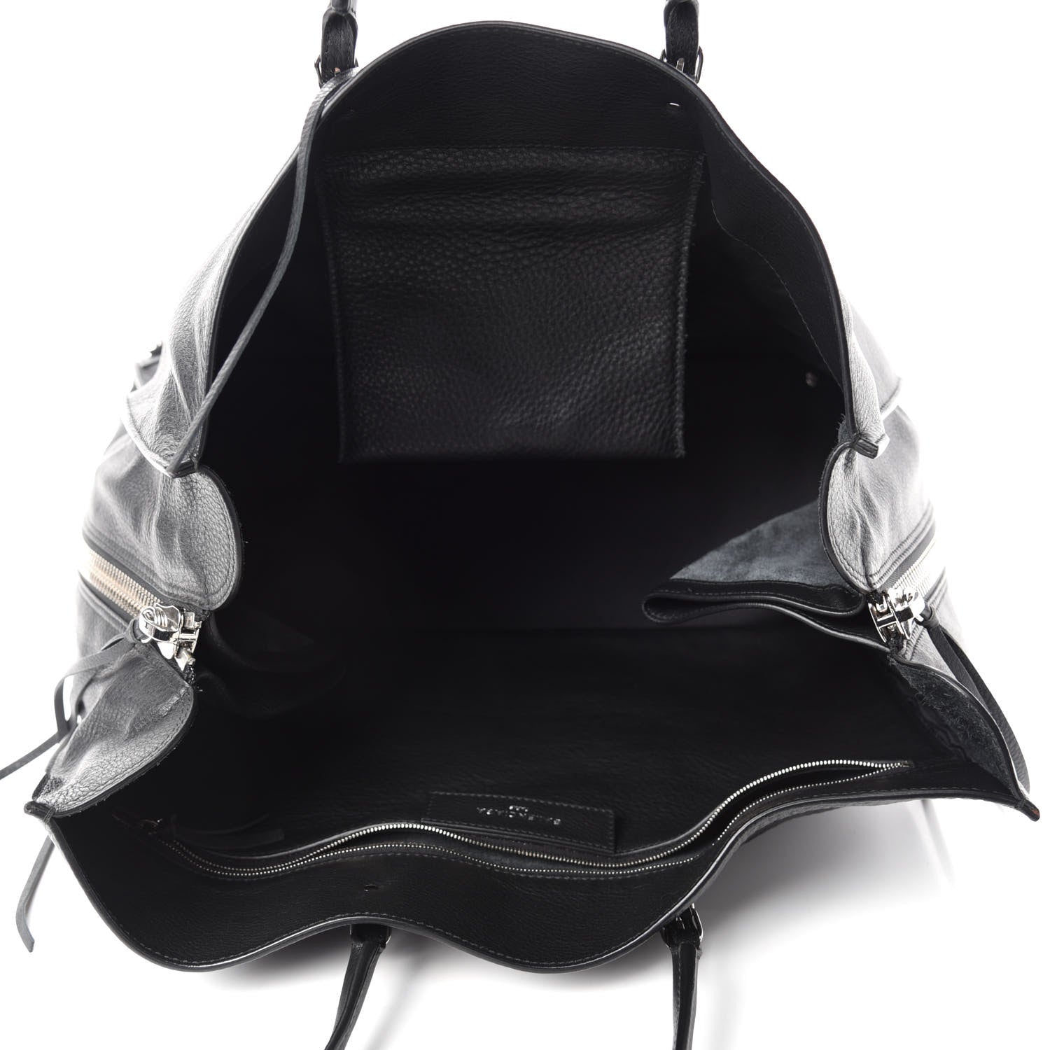 Balenciaga Supple Calfskin Papier A4 Zip Around Tote Black 5 of 10