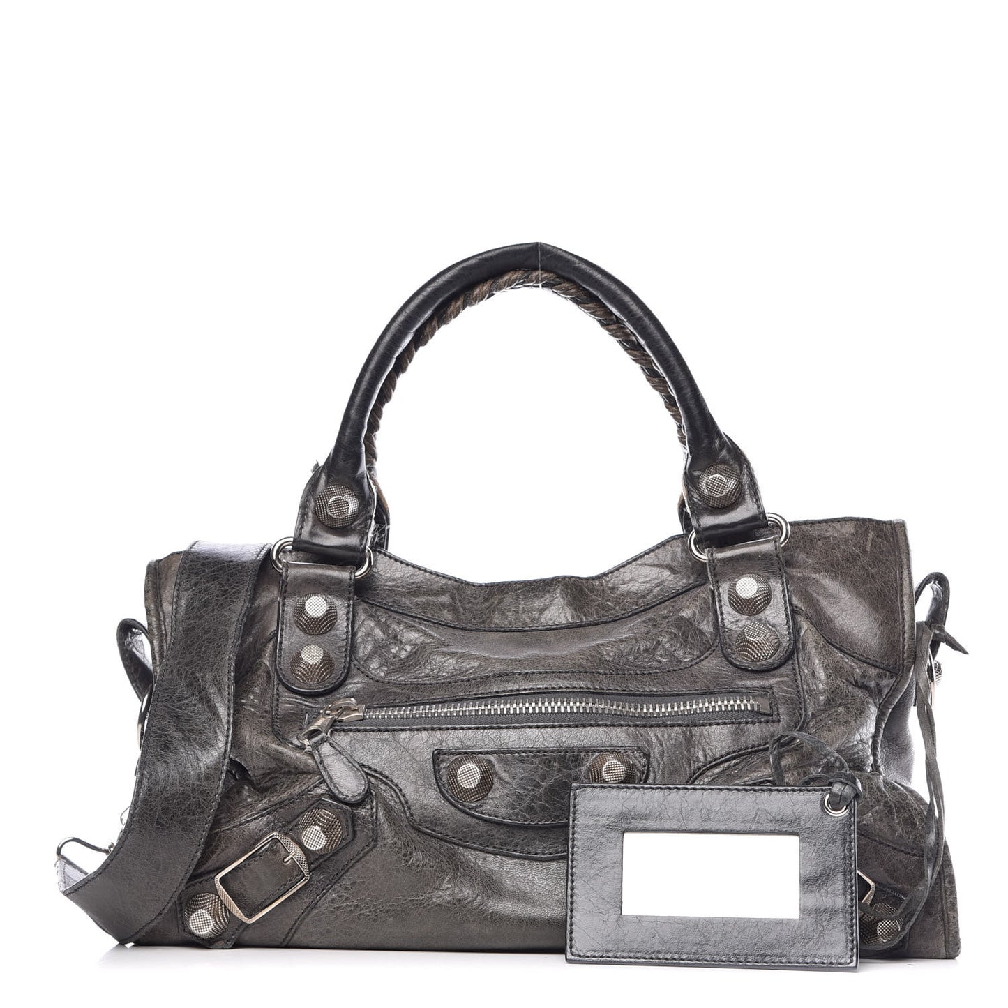 Agneau Giant 21 Silver Hardware City Anthracite