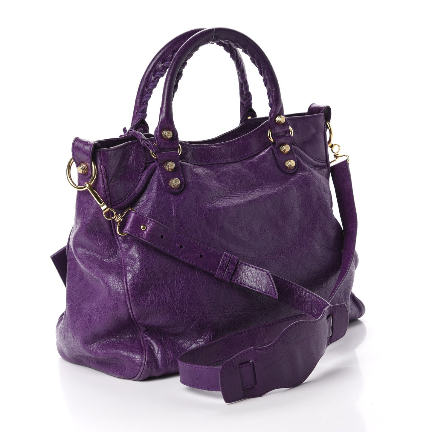 Agneau Giant 12 Gold Hardware Velo Ultraviolet