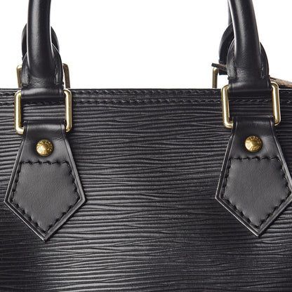Louis Vuitton Epi Speedy 25 Black 10 of 10