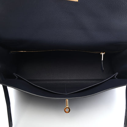 Hermes Togo Kelly Retourne 32 Bleu Nuit 5 of 10