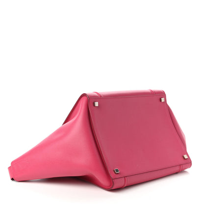 Celine Grained Calfskin Medium Phantom Luggage Fuchsia 4 of 10
