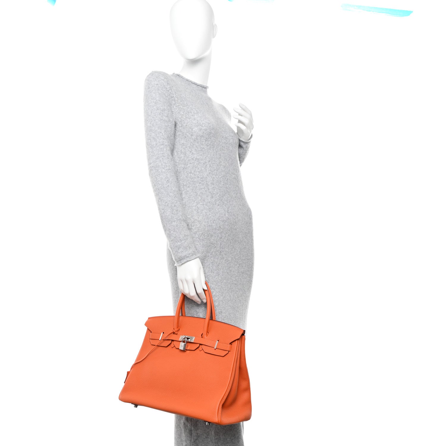 Hermes Togo BIRKIN 35 Orange 2 of 12