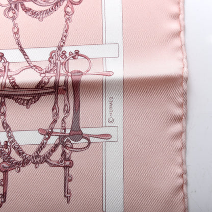 Hermes Silk Mors Et Filets Pocket Square 3 of 4