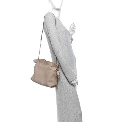 Loewe Nappa Calfskin Medium Flamenco Knot Clutch Sand 2 of 10