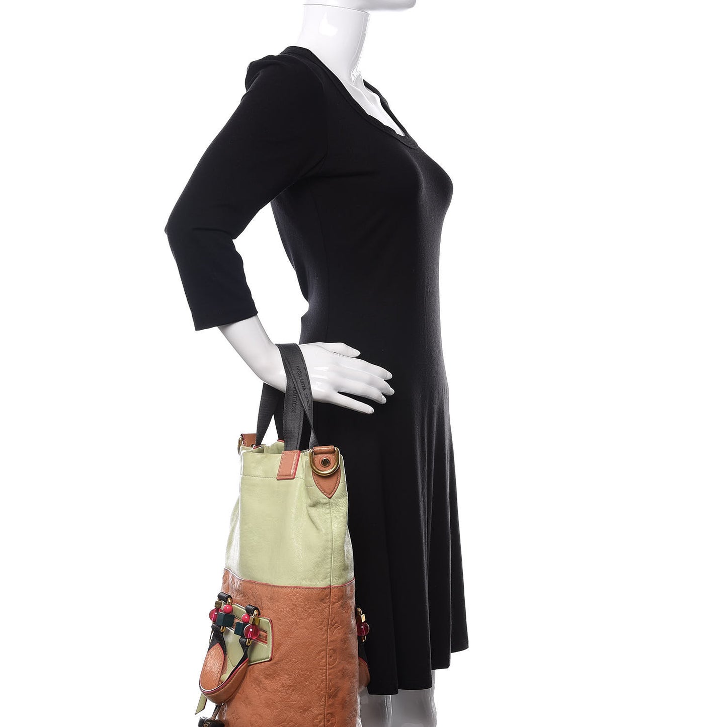 Monogram Goatskin Underground Duffle Bag Rose