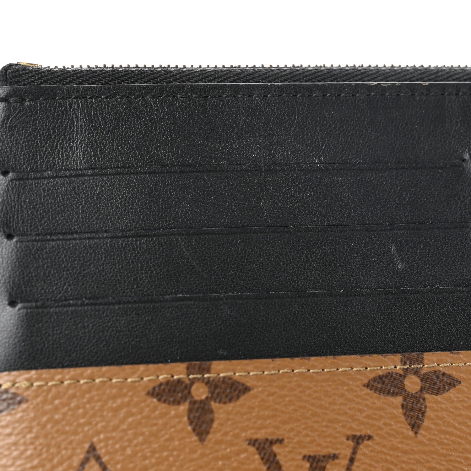 Louis Vuitton Reverse Monogram Slim Purse 7 of 8