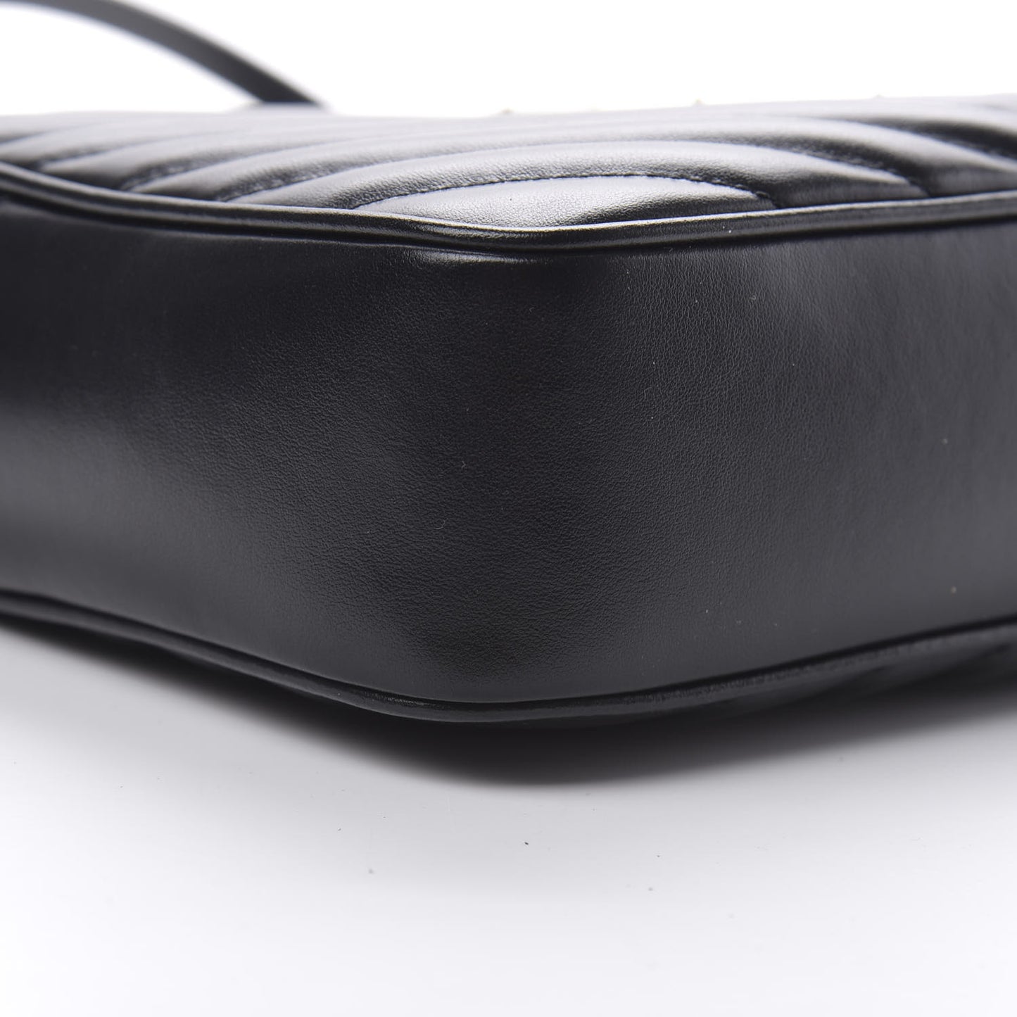 Calfskin Matelasse Monogram Lou Camera Bag Black