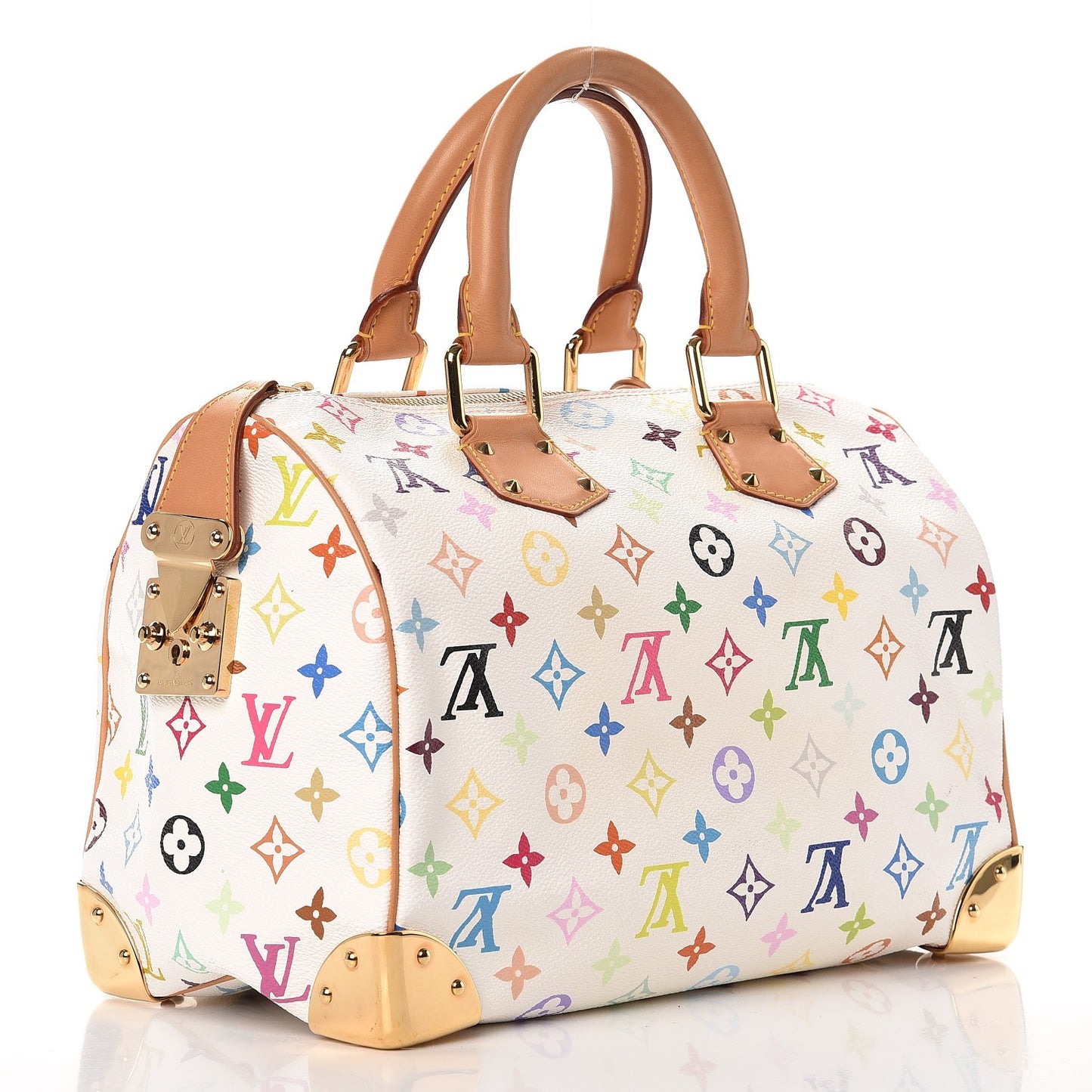Monogram Multicolor Speedy 30 White