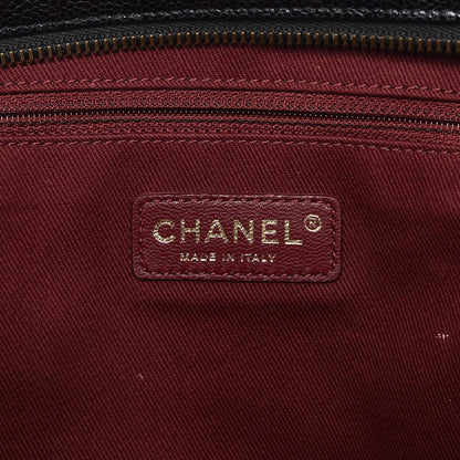 Chanel Crumpled Grained Calfskin Quilted Large Shiva Flap Black 6 of 12