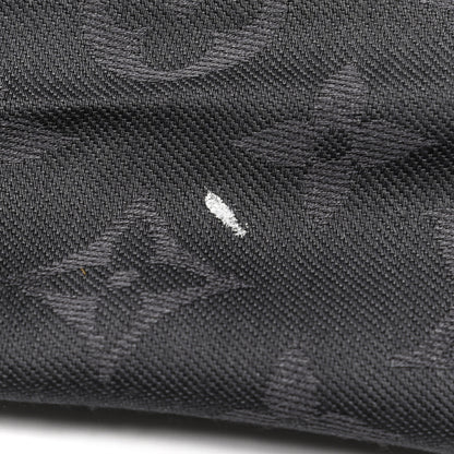 Louis Vuitton Silk Monogram Shine Shawl Charcoal Grey 6 of 6