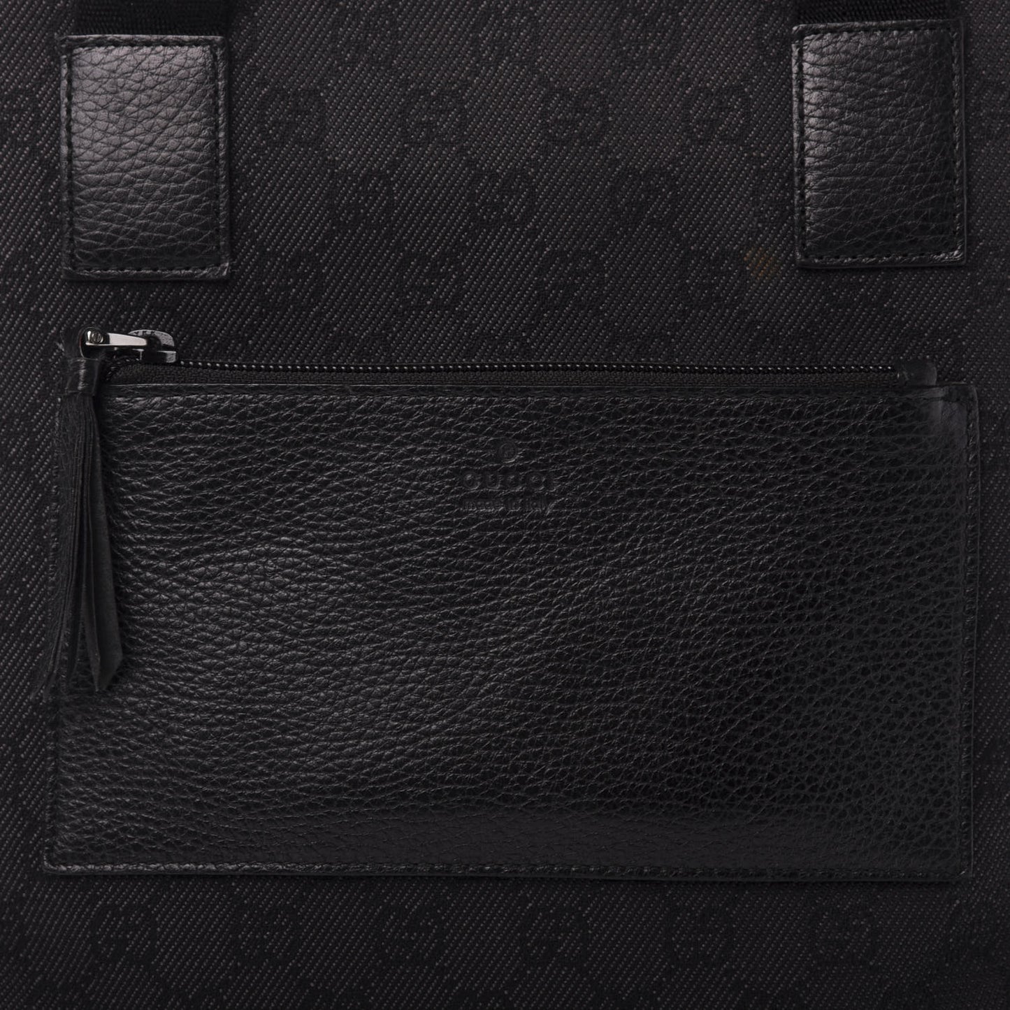 Monogram Tote Bag Black
