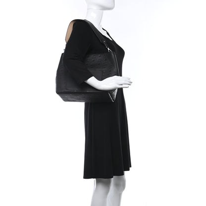 MCM Calfskin Ottomar Medium Klara Hobo Black 2 of 10