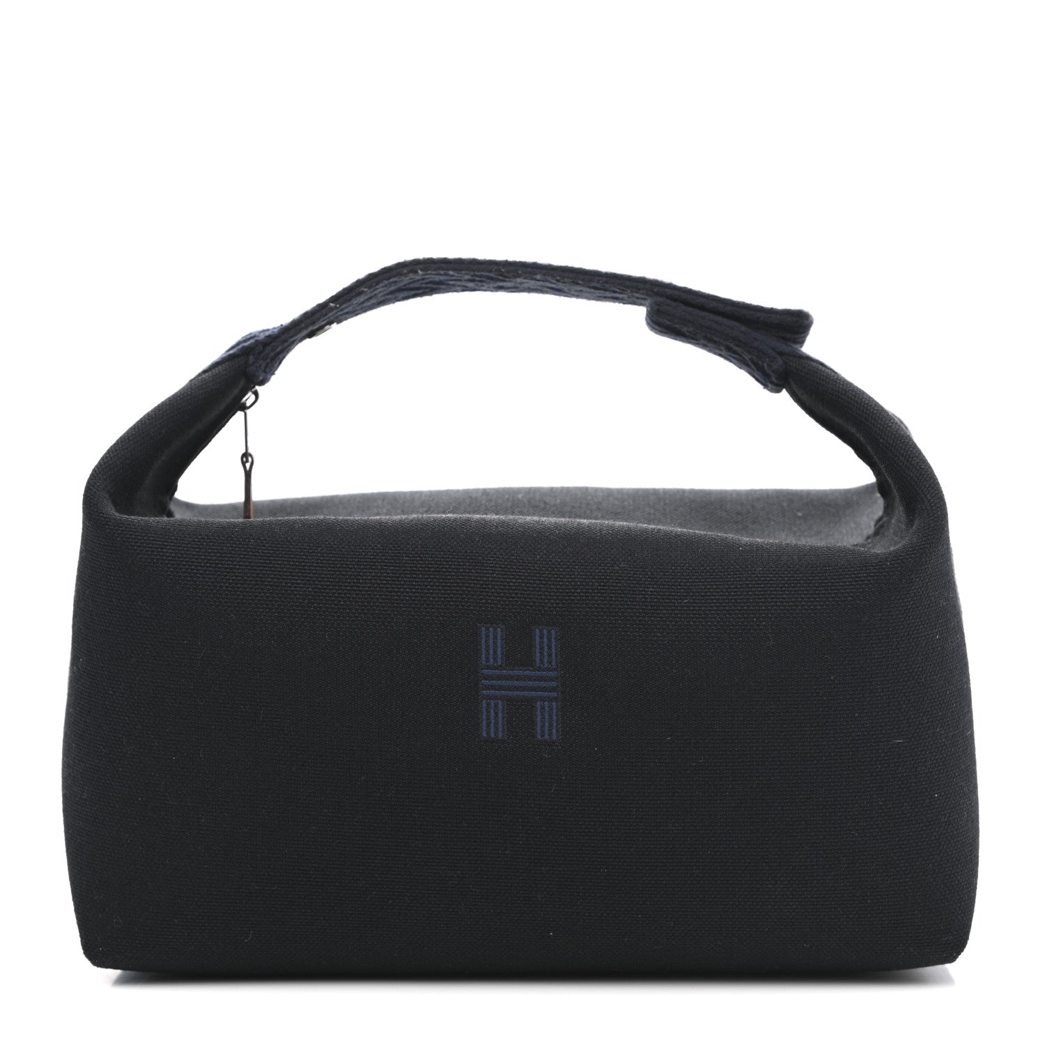 Hermes Canvas Small Bride-A-Brac Pouch Black Bleu Nuit 1 of 7