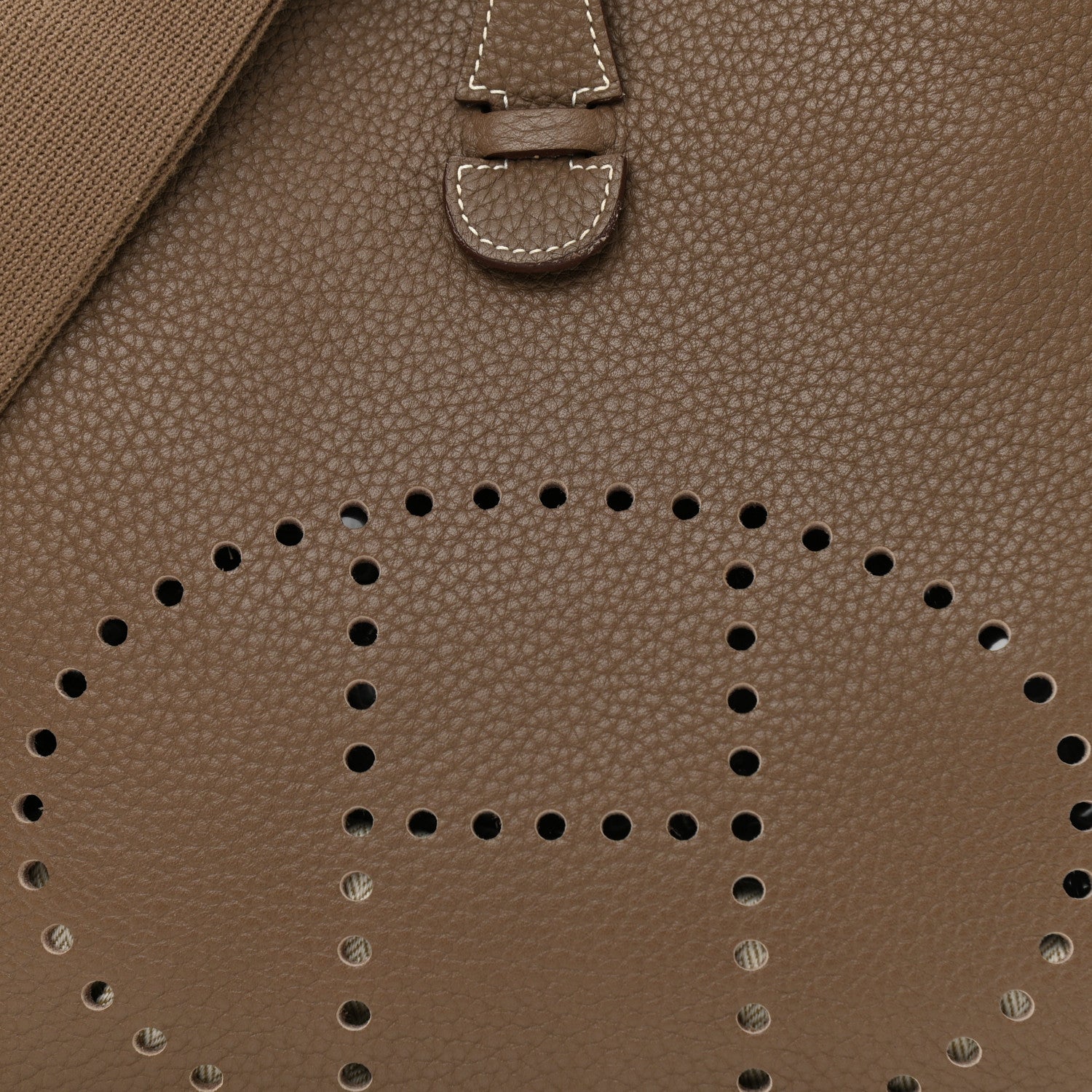 Hermes Taurillon Clemence Evelyne III PM Etoupe 8 of 11