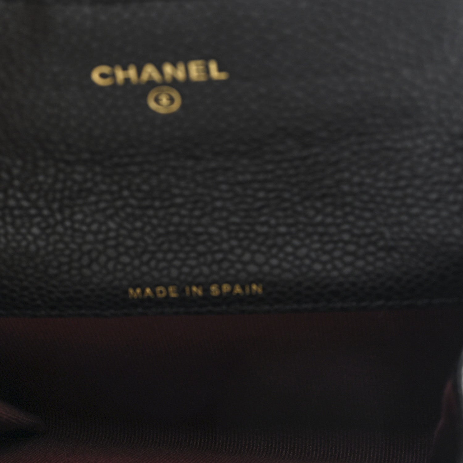 Chanel Caviar Quilted Flap Card Holder Wallet Black 5 of 7
