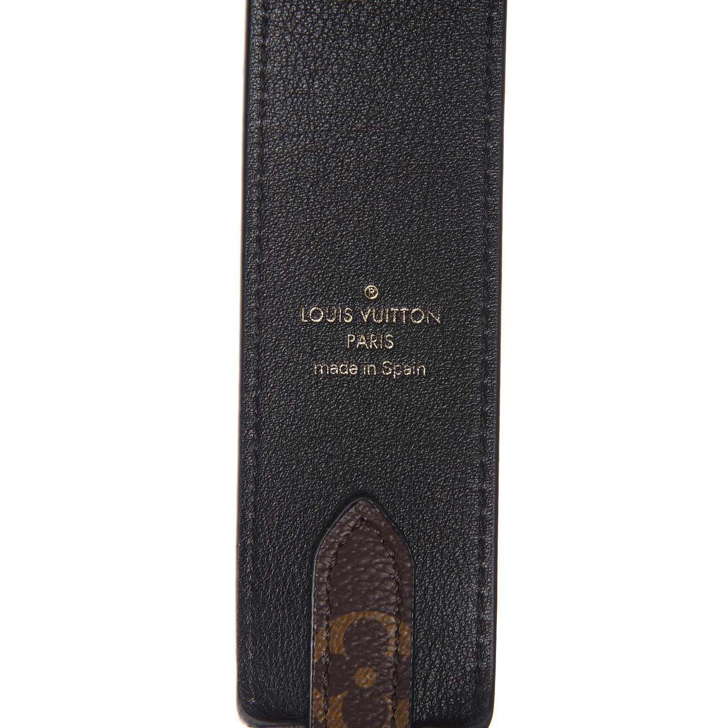 Louis Vuitton Monogram Bandouliere Shoulder Strap Black 4 of 6