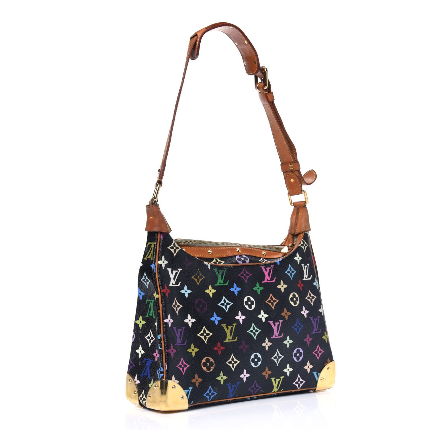 Louis Vuitton Monogram Multicolor Boulogne Black 2 of 30