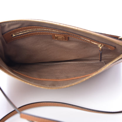 MCM Visetos Medium Crossbody Pouch Cognac 5 of 12