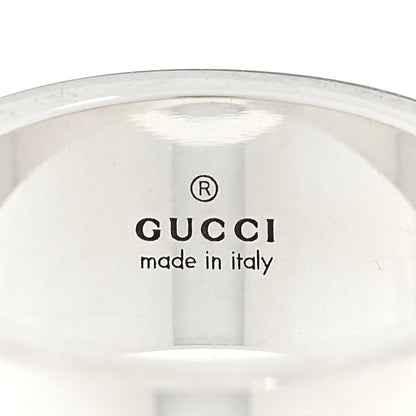 Gucci Sterling Silver GucciGhost Hamlet Skull Band Ring 54 6.75 4 of 4