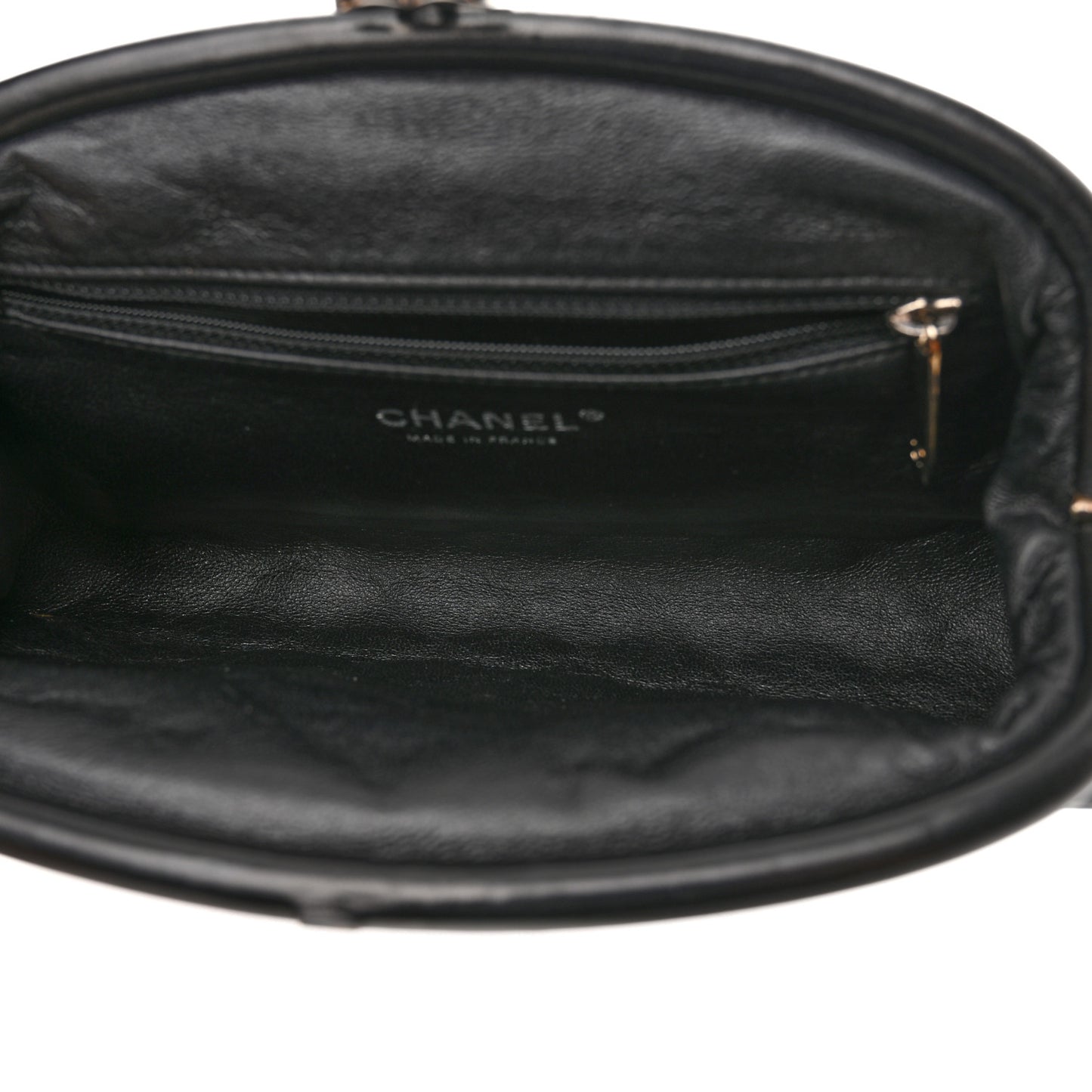 Satin Quilted Timeless Clutch Black