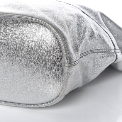 Givenchy Metallic Calfskin Medium Nightingale Silver 10 of 11