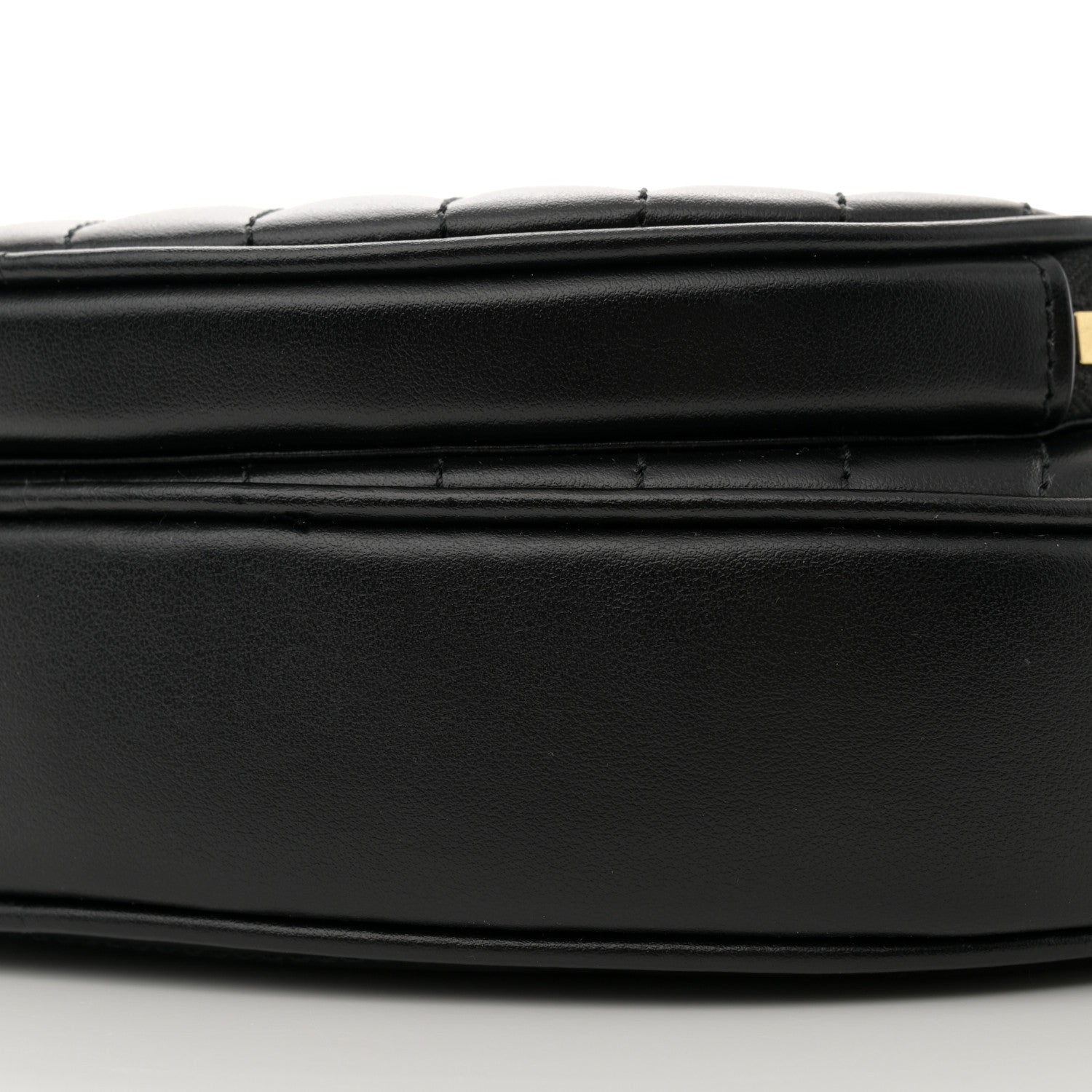 Gucci Calfskin Matelasse Diagonal Mini Interlocking G Heart Shoulder Bag Black 10 of 11