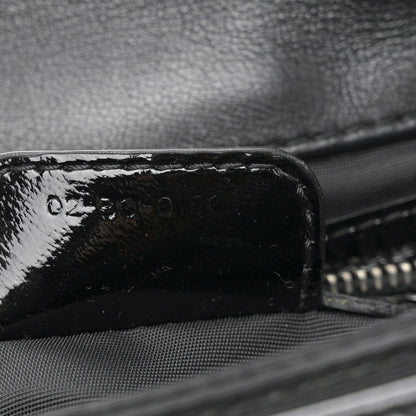 Christian Dior Patent Cannage New Lock Flap Black 21 of 34