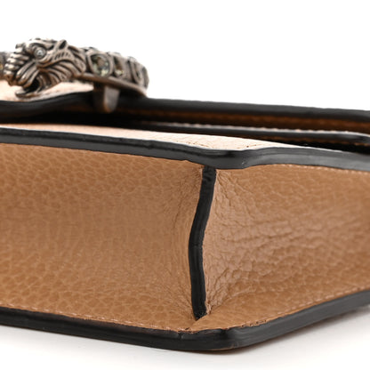 Gucci Dollar Calfskin Crystal Super Mini Dionysus Shoulder Bag Natural Tan Black Diamond 9 of 9