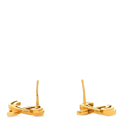 Chanel Metal Obazine CC Earrings Gold 2 of 3