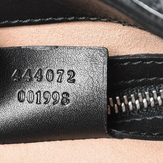 Calfskin Web Small Dionysus Hobo Black