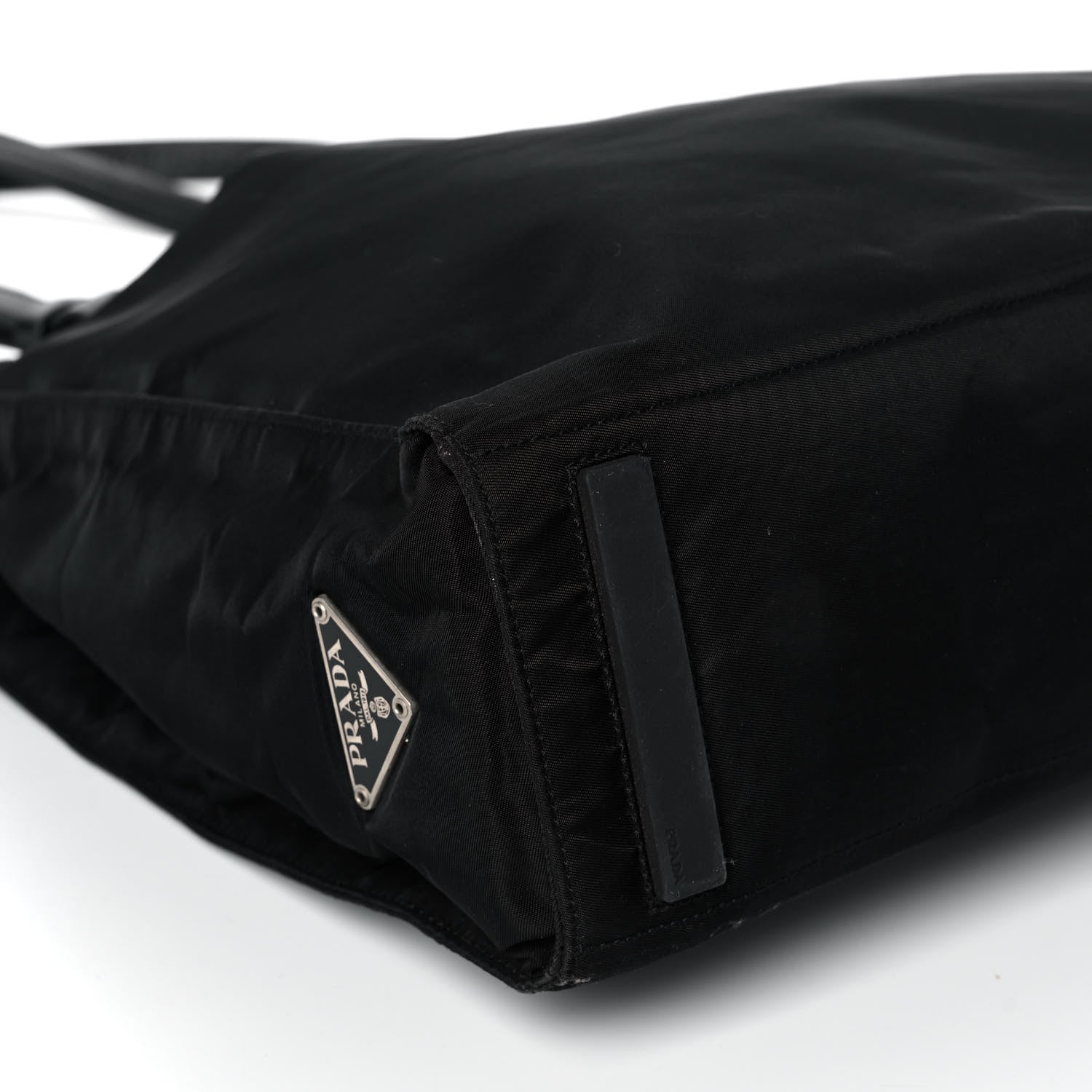 Prada Nylon Vela Shopping Tote Black 8 of 12