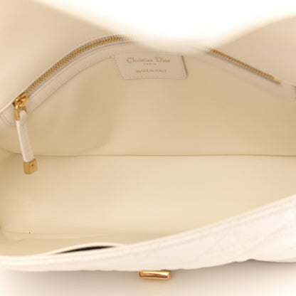 Christian Dior Lambskin Cannage Large Caro Bag Ivory 5 of 11