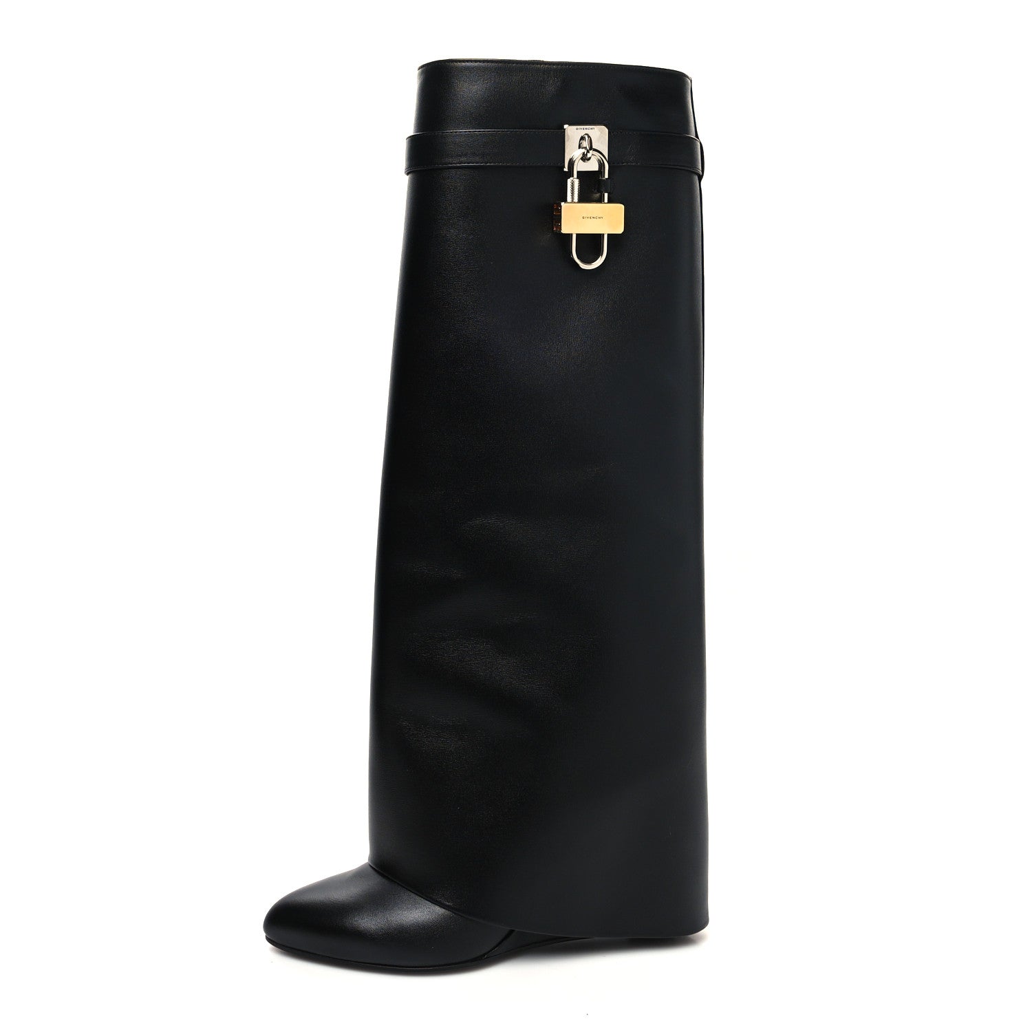 Givenchy Calfskin Shark Lock Pant Boots 40.5 Black 1 of 9