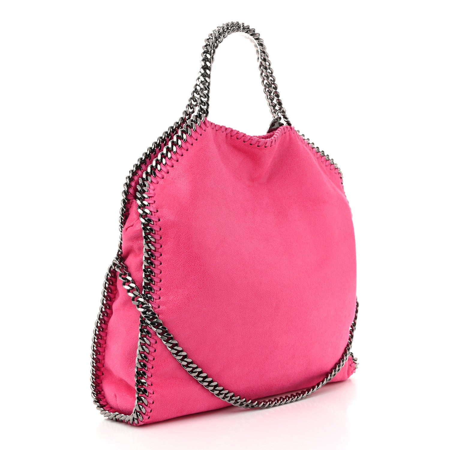 Stella McCartney Shaggy Deer Small Falabella Tote Hot Pink 2 of 9