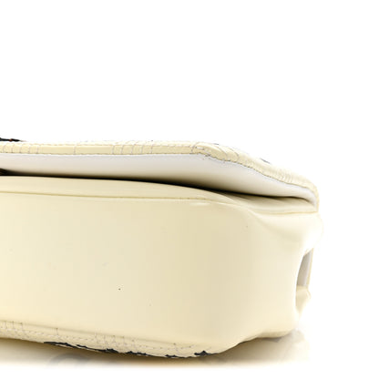 Burberry Patent Quilted Horseferry Print Small Lola Bag White 10 of 10