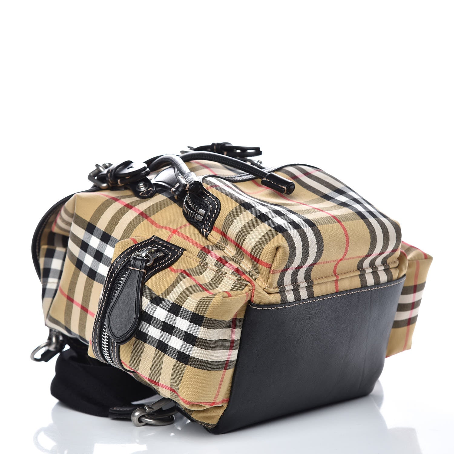 Burberry Vintage Check Small Rucksack Backpack Antique Yellow 4 of 10